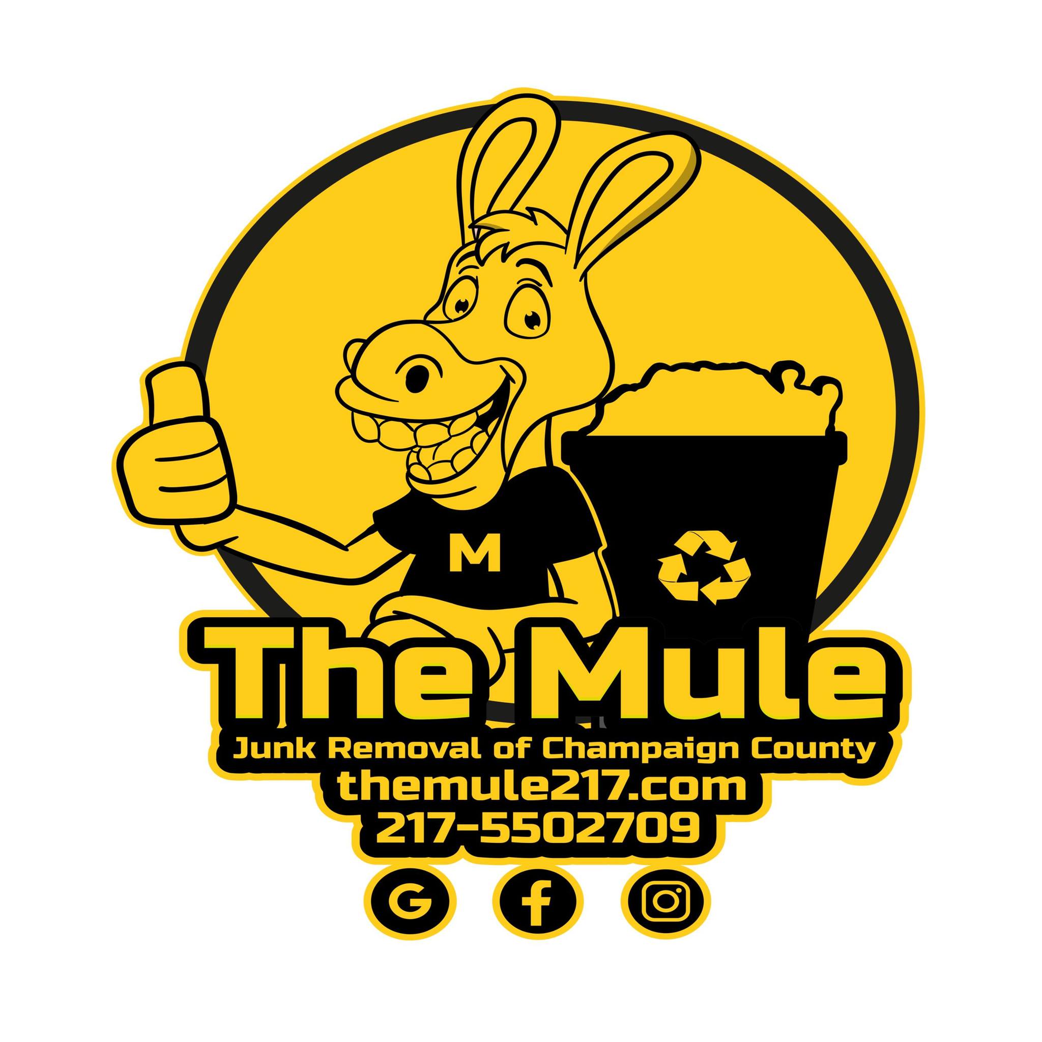 The Mule Junk Removal Champaign IL logo